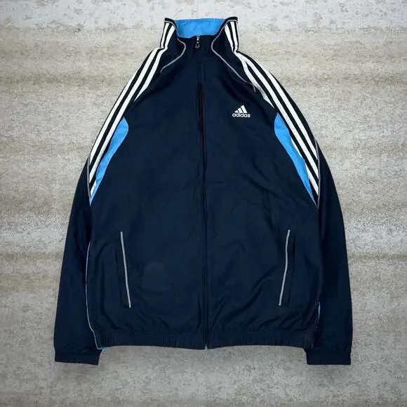 adidas Jackets Coats Adidas Windbreaker Jacket Navy Blue